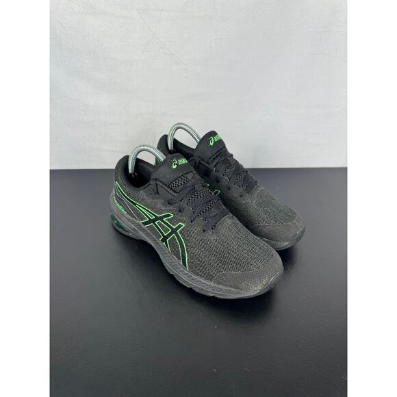 ASICS Kid's GT-1000 11 GS Green Black Youth Size 5.5 Sneaker Shoes - Picture 1 of 9